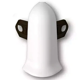 Угол наружный для плинтуса Идеал Классик-85, К-П85-Нк 001 Белый, 85мм