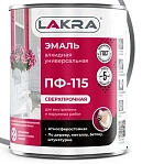 Эмаль ПФ-115 ЛАКРА, белый Л-С, 1.9 кг