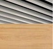 Кубообразная рейка Grand Line Ш30/В70 (Al 0.4мм) 3м, Honey Wood