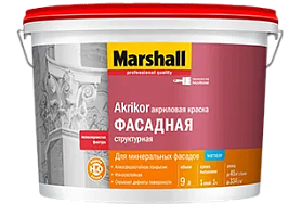 Краска Marshall Akrikor Структурная матовая BC (9л)