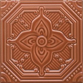 Декор Kerama Marazzi SSA005 Салинас оранжевый 15х15