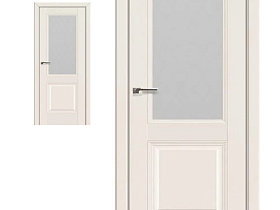 Межкомнатная дверь Profil Doors экошпон серия U 67.2U Магнолия сатинат полотно со стеклом ромб