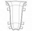 Угол внутренний для плинтуса Deconika, Д-П85-В (пластиковый с кабель-каналом) 291 Орех 85мм