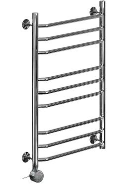 Полотенцесушитель электрический Ника TRAPEZIUM 80x50, левый тэн, хром