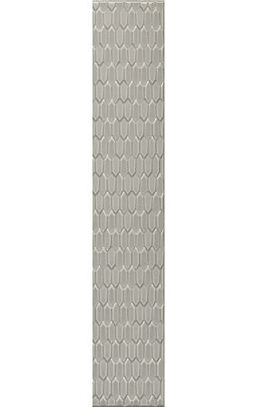 Плитка из керамогранита Kerama Marazzi LSB002 Бордюр Левада серый светлый глянцевый 40x7,1x9