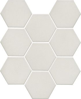 Мозаика из керамогранита Kerama Marazzi SG1011N Кальсада белый натуральный 12x10,4x7, 1 кв.м.