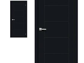 Межкомнатная дверь Браво Винил Граффити-4 Total Black