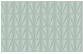 Керамическая плитка настенная Шахты Конфетти 02 25х40 зеленый низ (рельеф), 1 кв.м.