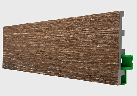 Напольный плинтус Hannahholz Polynix PX81404.364 (Дуб коричневый), 1 м.п.