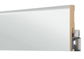 Напольный плинтус МДФ Arbiton Cavare ML0801 Белый 80x16мм, 1 м.п.