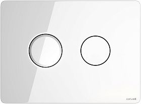 Кнопка Cersanit ACCENTO для AQUA 50 пневматическая стекло белый