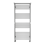 Полотенцесушитель водяной Terminus Аврора с 2-мя/п П22 500х1200, нижнее, хром