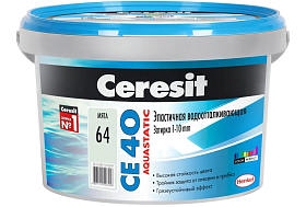 Затирка Ceresit AQUASTATIC CE40, Мята 64, 2кг