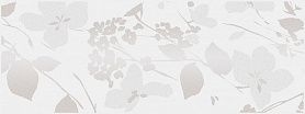 Декор Kerama Marazzi MLD/A67/15000 Вилланелла Цветы белый 15х40
