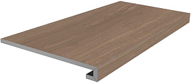 Ступень клееная Kerama Marazzi SG644020R/GCF Альберони коричневый матовый обрезной 33x60x0,9