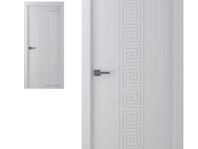 Межкомнатная дверь экошпон  Belwooddoors Эллада белая, глухое полотно