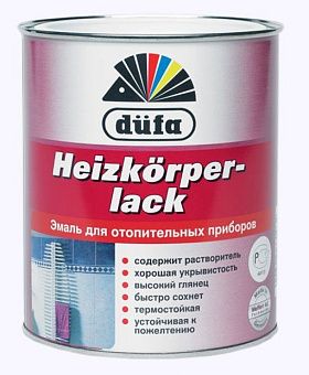 Эмаль для радиаторов Dufa Heizkorperlack, Белая (750мл)