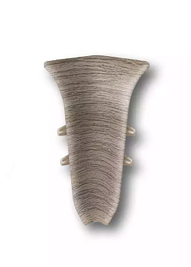 Угол внутренний для плинтуса Идеал Классик-70,К-П70-В 205 Дуб Капучино, 70 мм