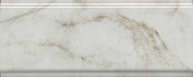 Бордюр Kerama Marazzi BDA025R Серенада белый глянцевый обрезной 30x12x1,3