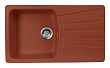 Мойка кухонная AquaGranitEx M-12 (334) красный марс