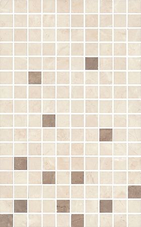 Декор Kerama Marazzi MM6267A Мармион беж мозаичный 25х40