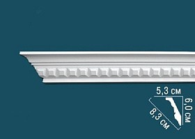 Карниз Перфект с рисунком АА053 53х60х2400 мм, 1 м.п.