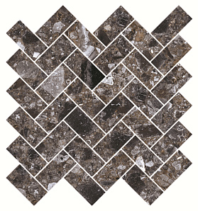 Мозаика Kerranova Terrazzo K-333/MR/m06 темно-серый матовый 28.2х30.3, 1 кв.м.