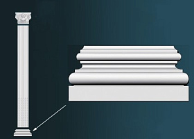 Пилястра Перфект D3540 964х296х145 мм