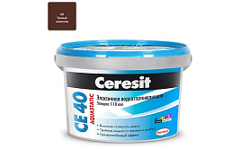 Затирка Ceresit AQUASTATIC CE40, Темный-шоколад 60, 2кг