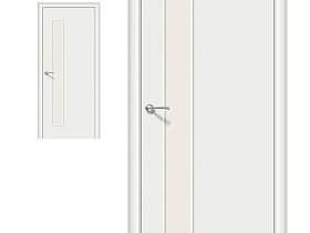 Межкомнатная дверь Гост-3 Л-23 (Белый) Magic Fog без усиления