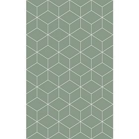 Керамическая плитка настенная Шахты Веста 02 25х40 зеленый низ, 1 кв.м.