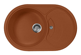 Мойка кухонная AquaGranitEx M-18S (307) терракот