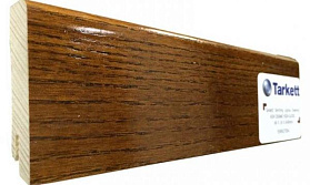 Плинтус Tarkett шпонированный 60х16 мм Ясень Коньячный Глянцевый (Ash Cognac High Gloss), 1 м.п.