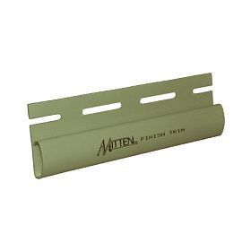 Завершающая полоса для винилового сайдинга Mitten Sentry (L=3660), Olive Green