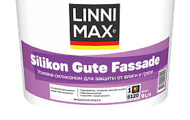 Краска водно-дисперсионная фасадная Linnimax Silicon Gute Fassade, база 1