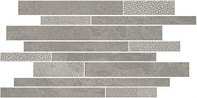 Декор Kerama Marazzi SBM010/SG4584 Ламелла серый мозаичный 50,2x25