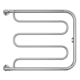 Полотенцесушитель водяной Terminus Фокстрот 1" БШ 600х700, боковое, хром