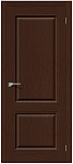 Межкомнатная дверь из шпона файн-лайн Браво Статус-12 Ф-27 Венге, глухое полотно