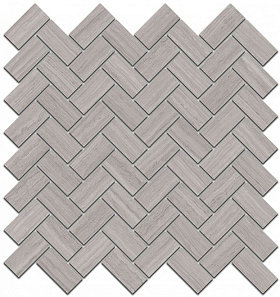 Декор Kerama Marazzi 190/002 Грасси серый мозаичный 31,5х30