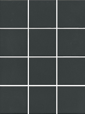 Мозаика из керамогранита Kerama Marazzi 1333 Агуста черный натуральный из 12 частей 9,8x9,8x7, 1 кв.м.