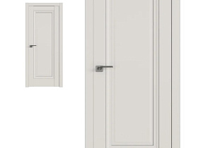 Межкомнатная дверь Profil Doors экошпон серия U 2.110U Дарк Вайт глухое полотно