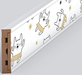 Плинтус детский Classen NOOX Baby Boom Мишки и Кролики, 1 м.п.