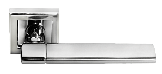 Межкомнатная дверная ручка Morelli DIY MH-21 SC/CP-S Комбинация матового и полированного хрома