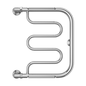 Полотенцесушитель водяной Terminus Фокстрот 1" БШ 500х400, боковое, хром