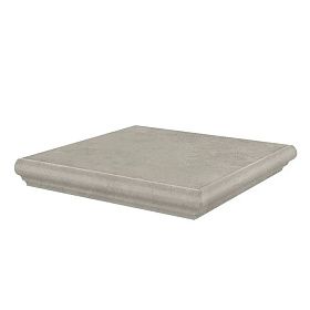 Ступень угловая Kerama Marazzi KM4040G0011NGTA Хадду серый светлый матовый 34x34x0,8, 1 кв.м.