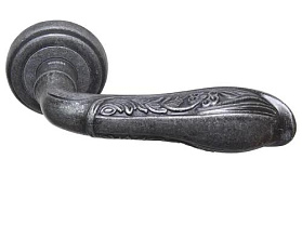 Межкомнатная дверная ручка Rossi TOLEDO LD 765 AS Серебро античное