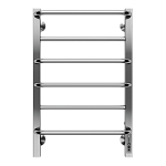 Полотенцесушитель электрический Terminus Евромикс квадро П6 400х650, хром