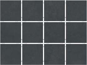 Керамическая плитка Kerama Marazzi 1291H Амальфи черный, полотно 29,8х39,8 из 12 частей 9,8x9,8x7, 1 кв.м.