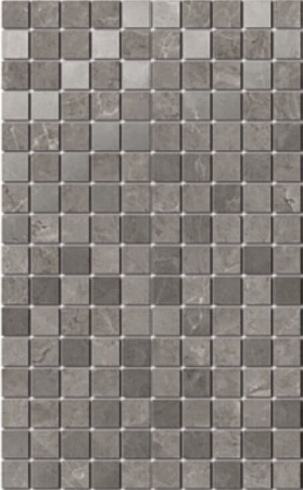 Декор Kerama Marazzi MM6361 Гран Пале серый мозаичный 25х40