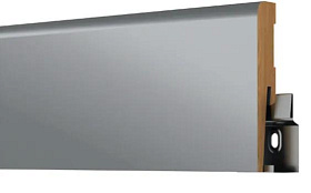 Напольный плинтус МДФ Arbiton Cavare ML0801 Канвас Серый 80x16мм, 1 м.п.